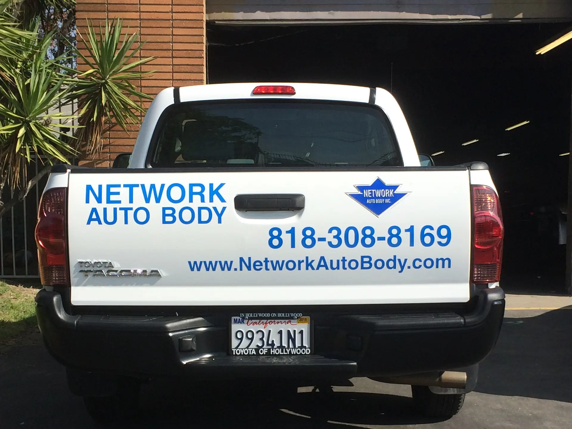 Network Auto Body Truck Graphic
