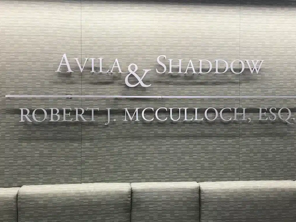 Law Office Sign Example