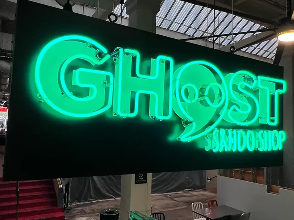Business box sign