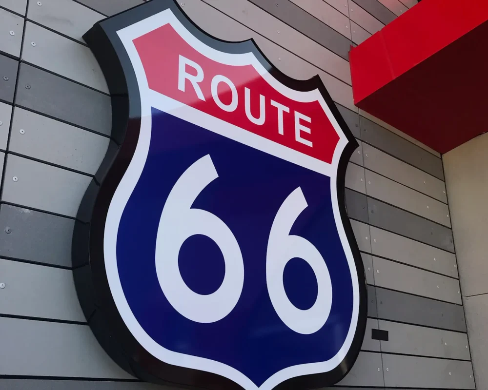 Route 66 Gas Station sign